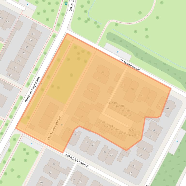 Kaart van postcodegebied 7576BG.