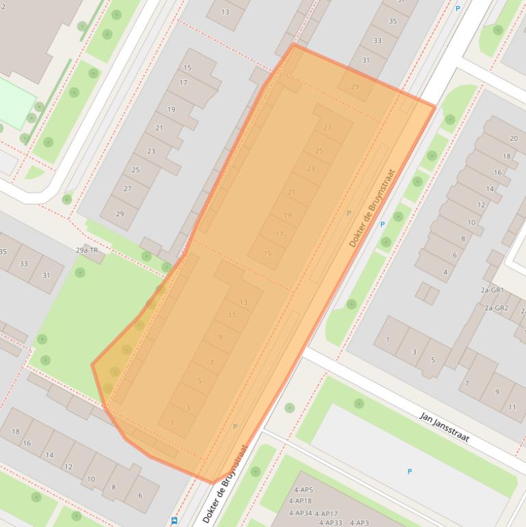 Kaart van postcodegebied 7576BH.