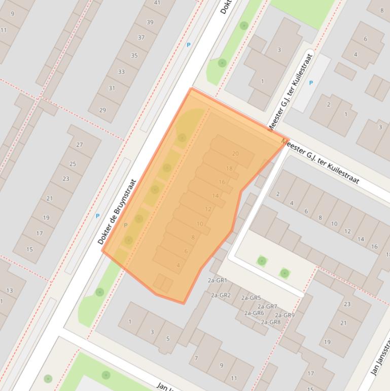 Kaart van postcodegebied 7576BK.