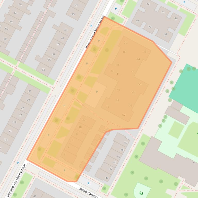 Kaart van postcodegebied 7576BN.