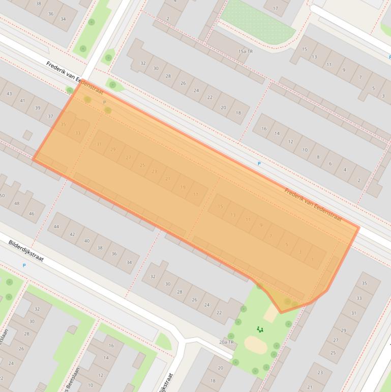 Kaart van postcodegebied 7576BV.