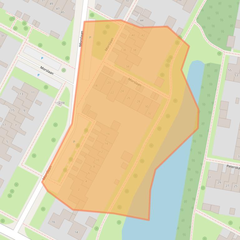 Kaart van postcodegebied 7576CV.