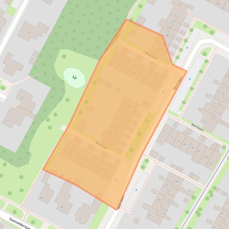Kaart van postcodegebied 7576CZ.