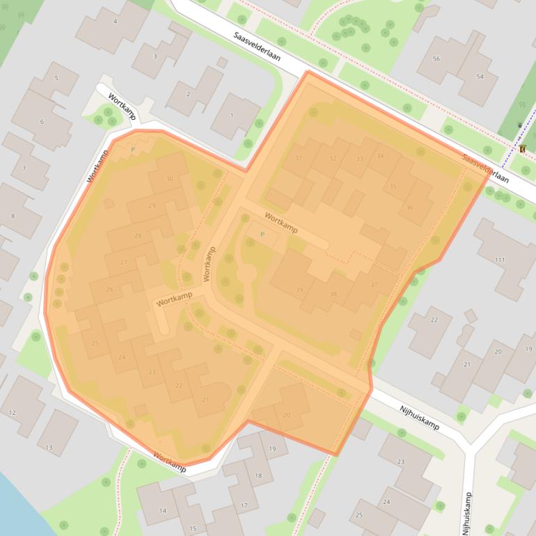 Kaart van postcodegebied 7576EZ.