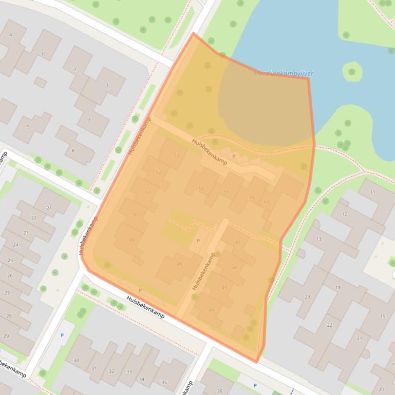 Kaart van postcodegebied 7576GC.