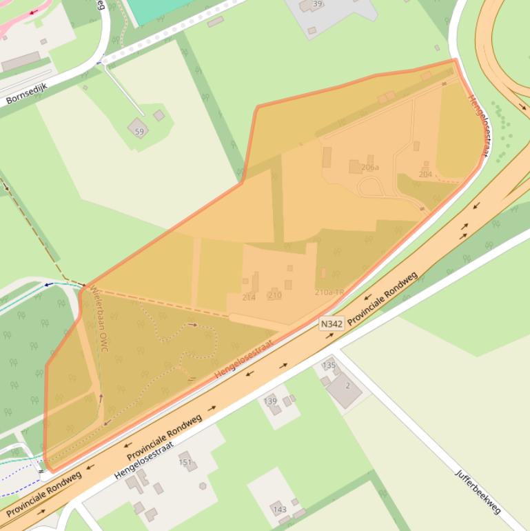 Kaart van postcodegebied 7576PH.