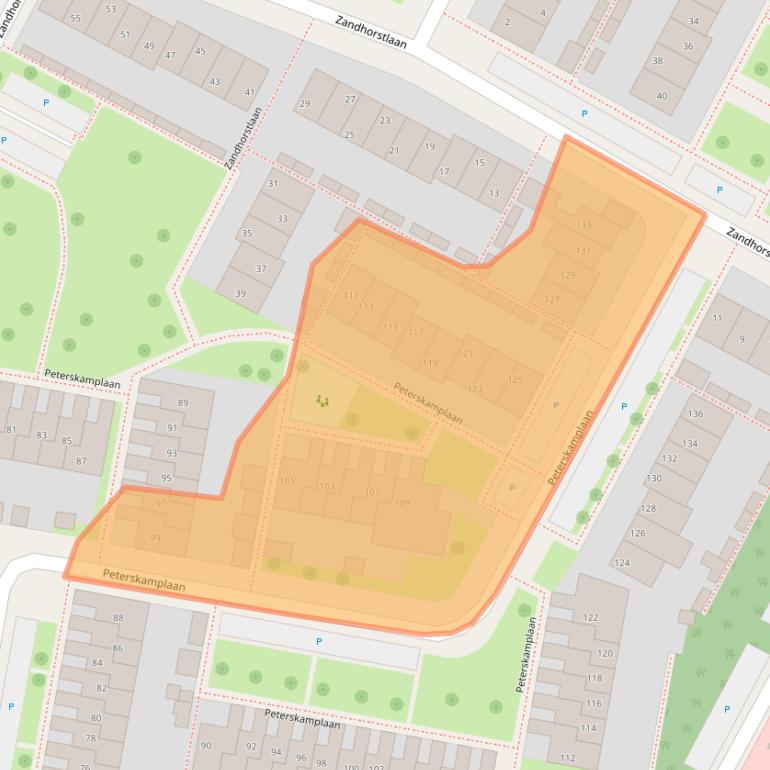 Kaart van postcodegebied 7576TM.