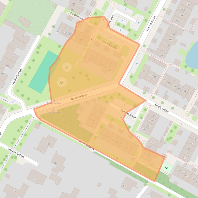 Kaart van postcodegebied 7576VC.