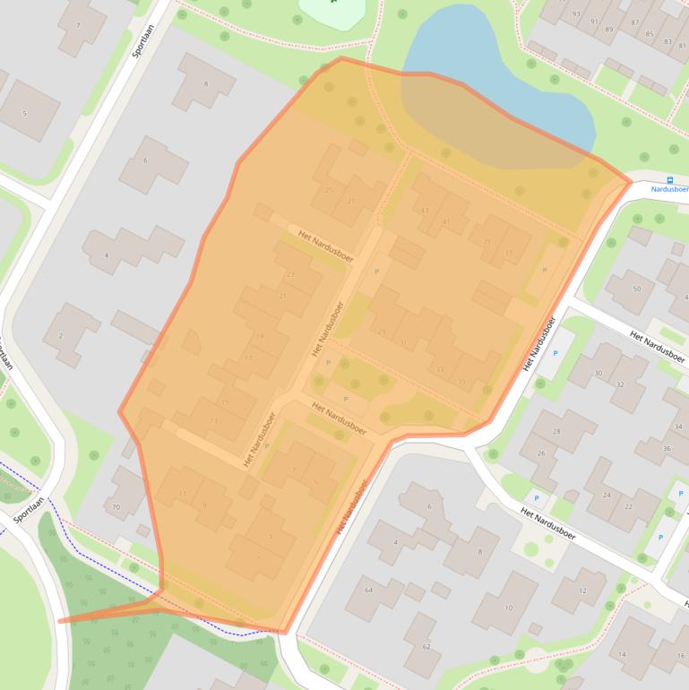 Kaart van postcodegebied 7576WL.