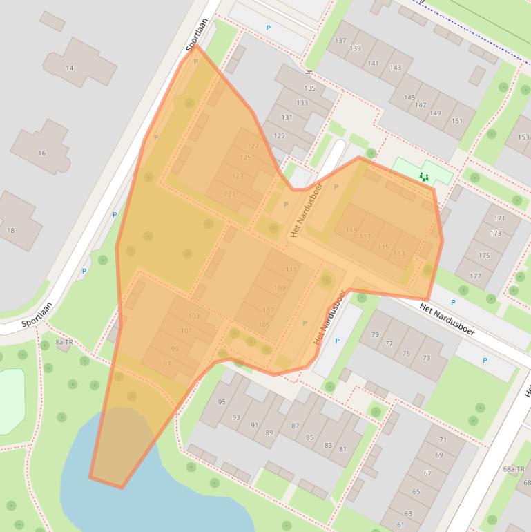 Kaart van postcodegebied 7576WP.