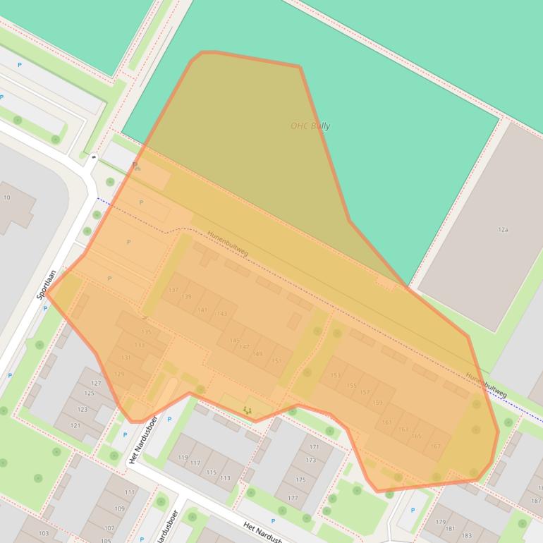 Kaart van postcodegebied 7576WR.