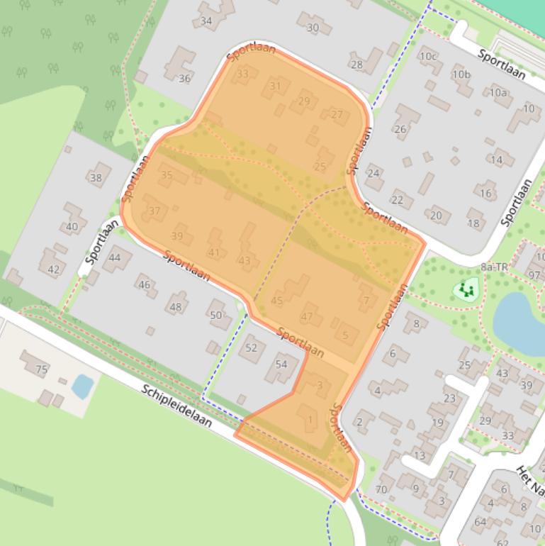 Kaart van postcodegebied 7576WT.