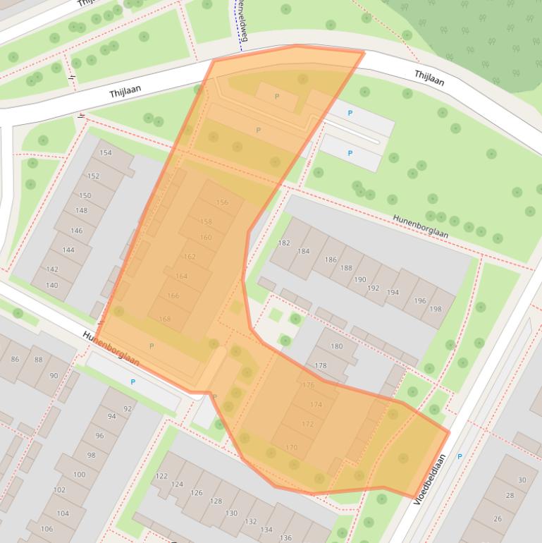 Kaart van postcodegebied 7576XG.