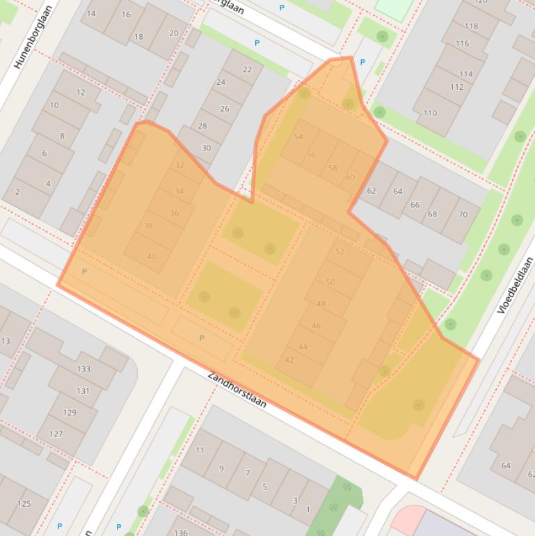 Kaart van postcodegebied 7576XL.