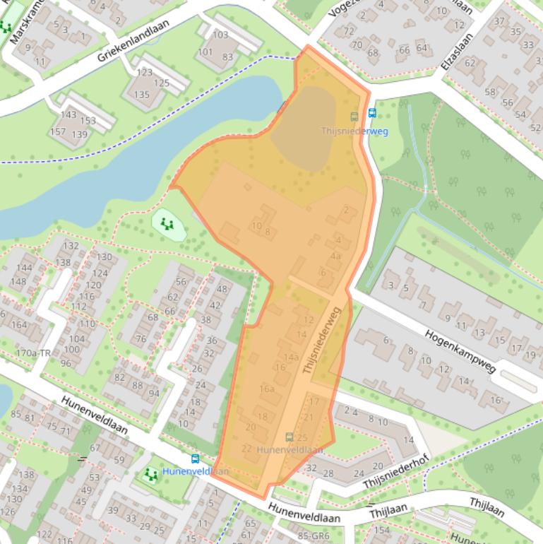 Kaart van postcodegebied 7576ZG.