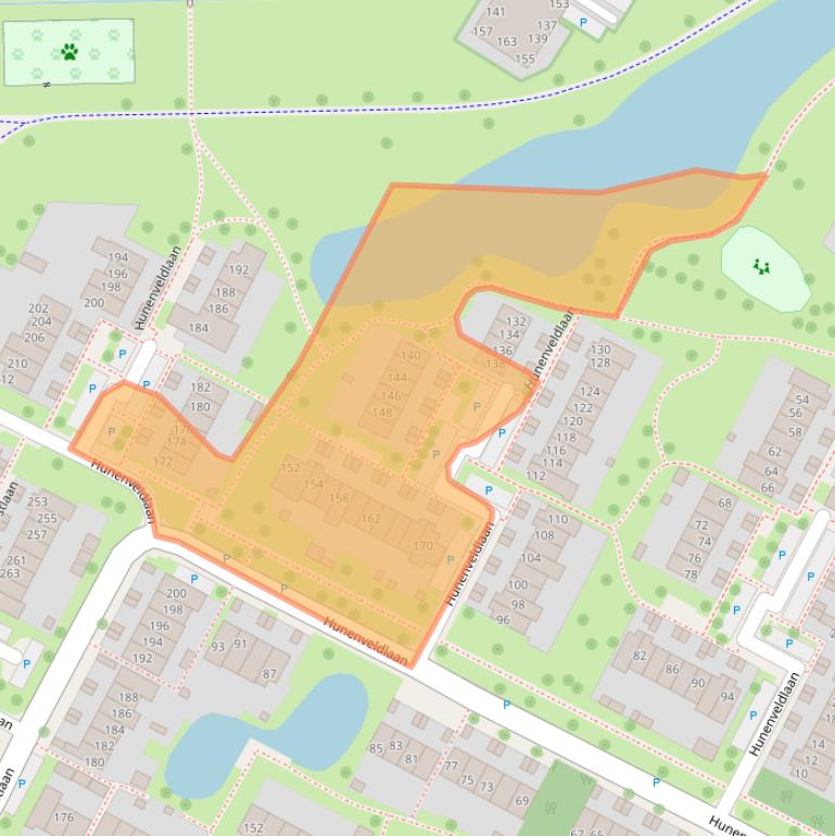 Kaart van postcodegebied 7576ZP.