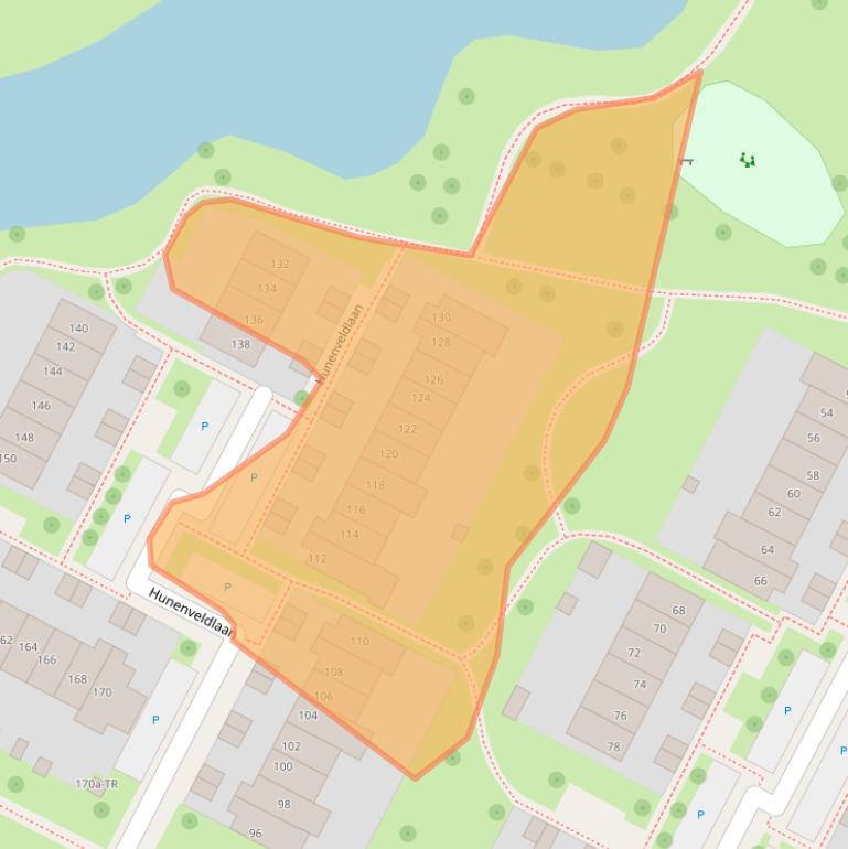 Kaart van postcodegebied 7576ZR.