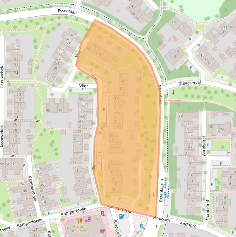 Kaart van postcodegebied 7577AR.