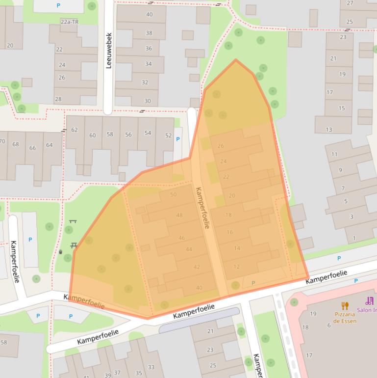 Kaart van postcodegebied 7577AS.