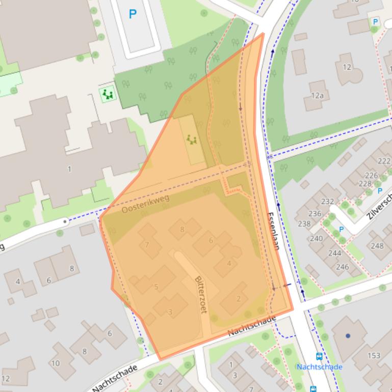 Kaart van postcodegebied 7577BP.