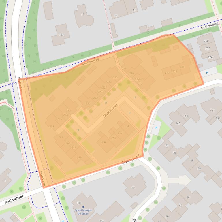 Kaart van postcodegebied 7577CD.