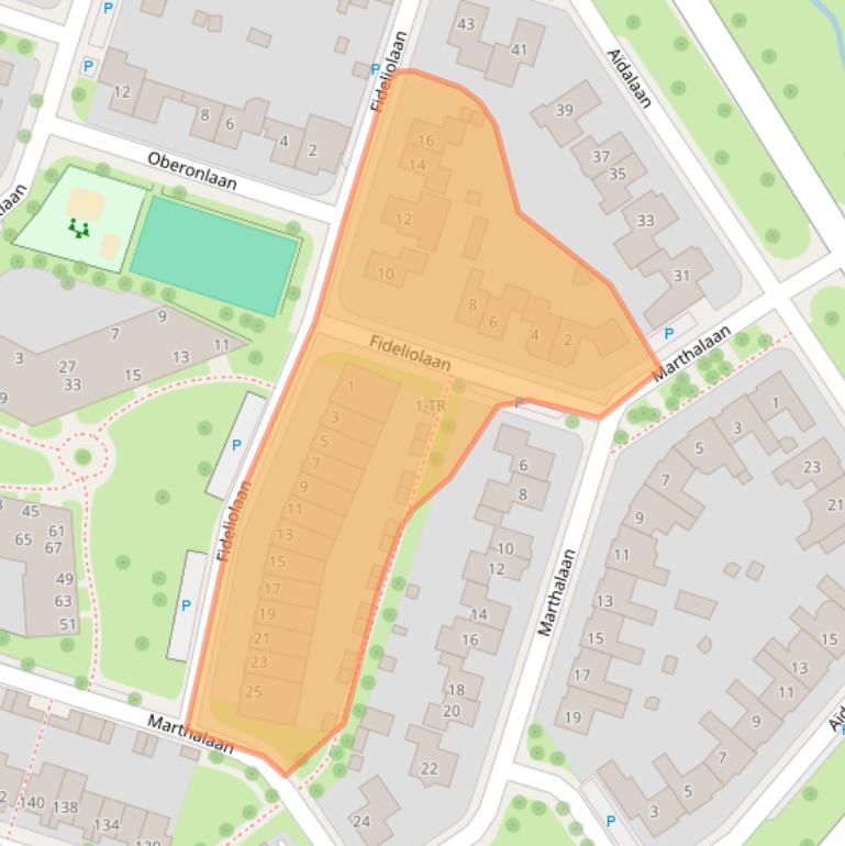 Kaart van postcodegebied 7577JD.