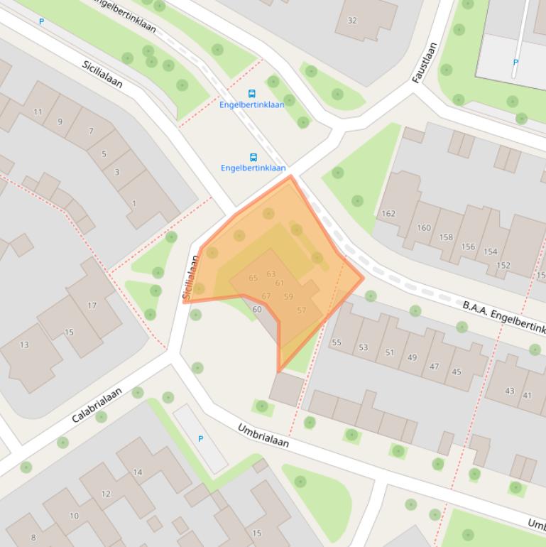 Kaart van postcodegebied 7577JS.