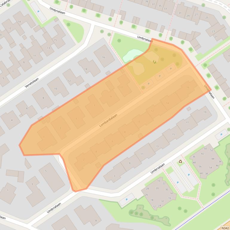 Kaart van postcodegebied 7577KB.