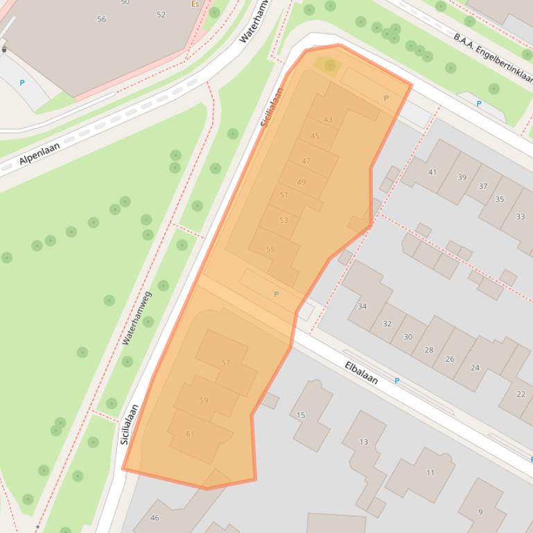 Kaart van postcodegebied 7577KG.