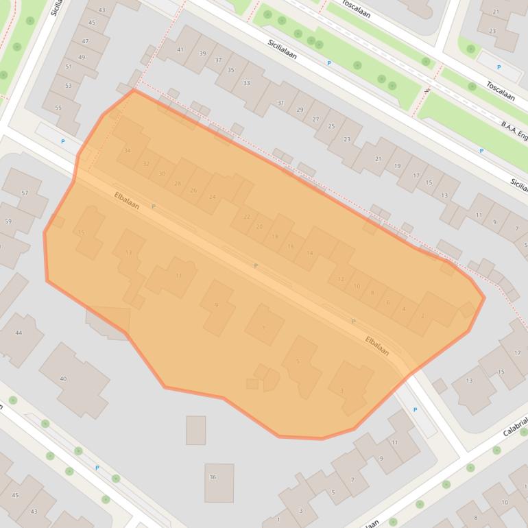 Kaart van postcodegebied 7577KH.
