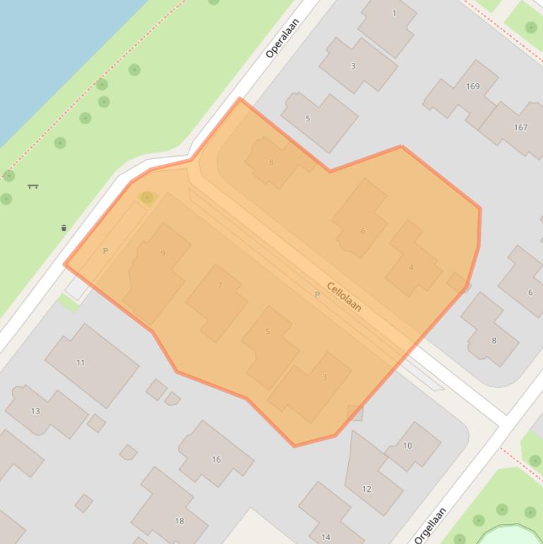 Kaart van postcodegebied 7577LS.