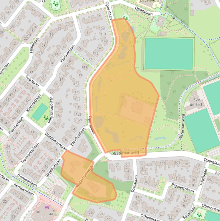Kaart van postcodegebied 7577PZ.
