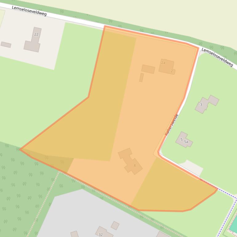 Kaart van postcodegebied 7577RM.