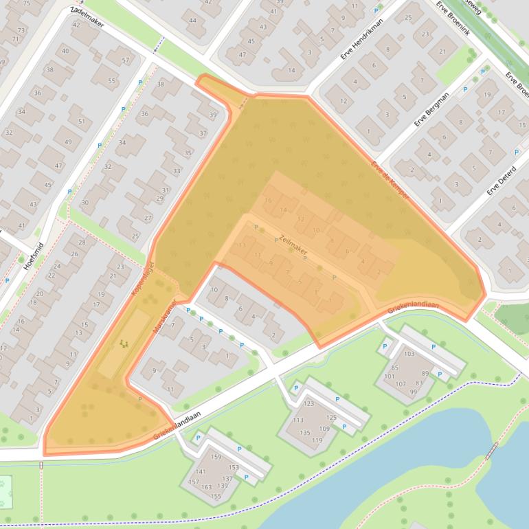 Kaart van postcodegebied 7577TD.