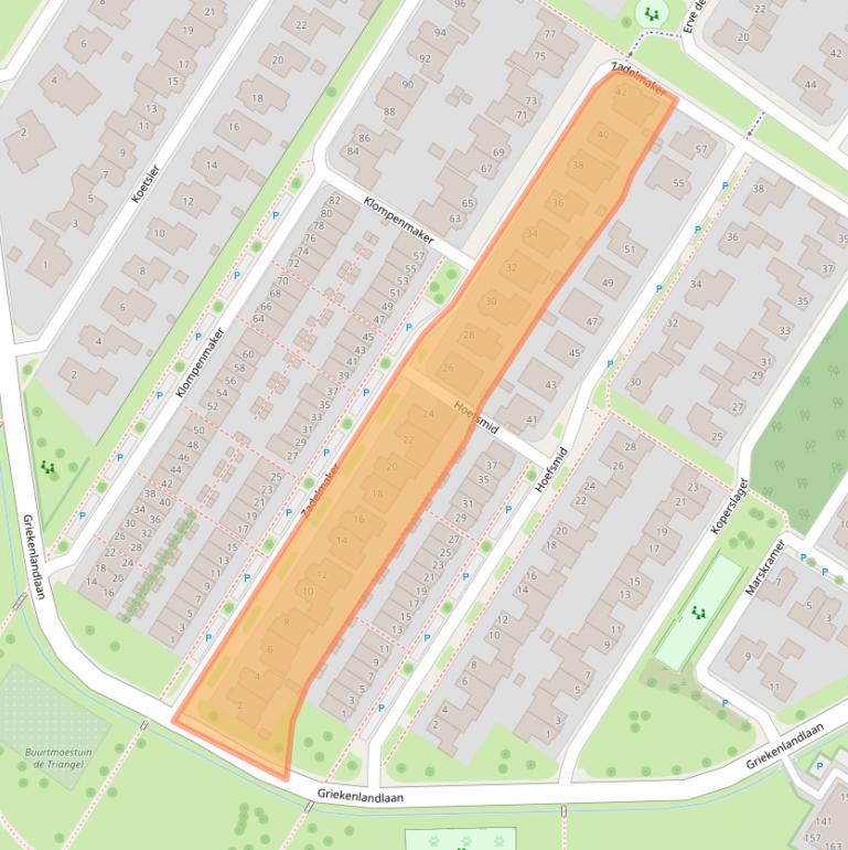 Kaart van postcodegebied 7577TK.