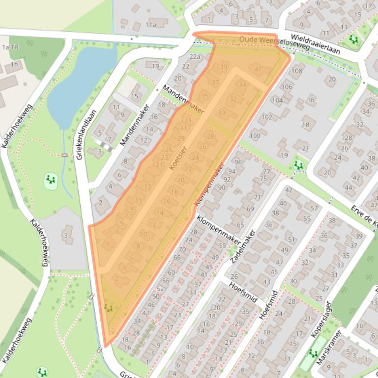 Kaart van postcodegebied 7577TN.