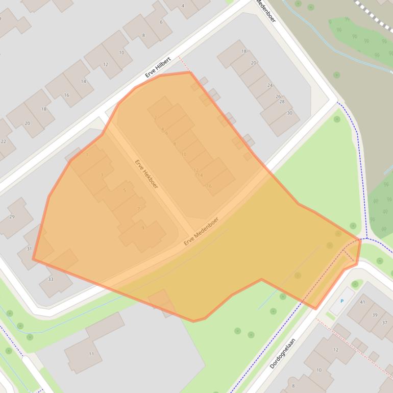 Kaart van postcodegebied 7577ZB.