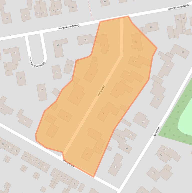 Kaart van postcodegebied 7581BG.