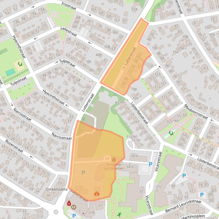 Kaart van postcodegebied 7581BV.