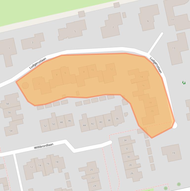 Kaart van postcodegebied 7581DD.
