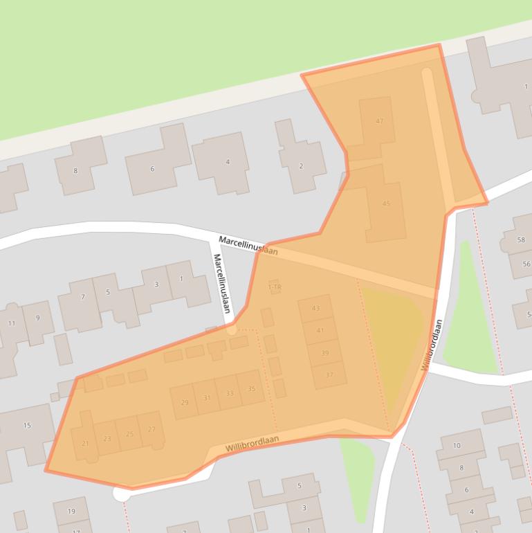 Kaart van postcodegebied 7581DS.