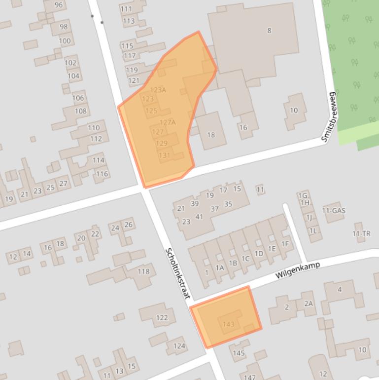 Kaart van postcodegebied 7581GK.