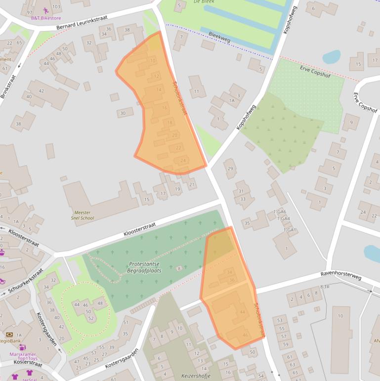 Kaart van postcodegebied 7581GR.