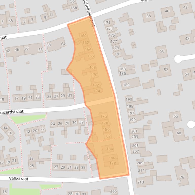 Kaart van postcodegebied 7581GW.