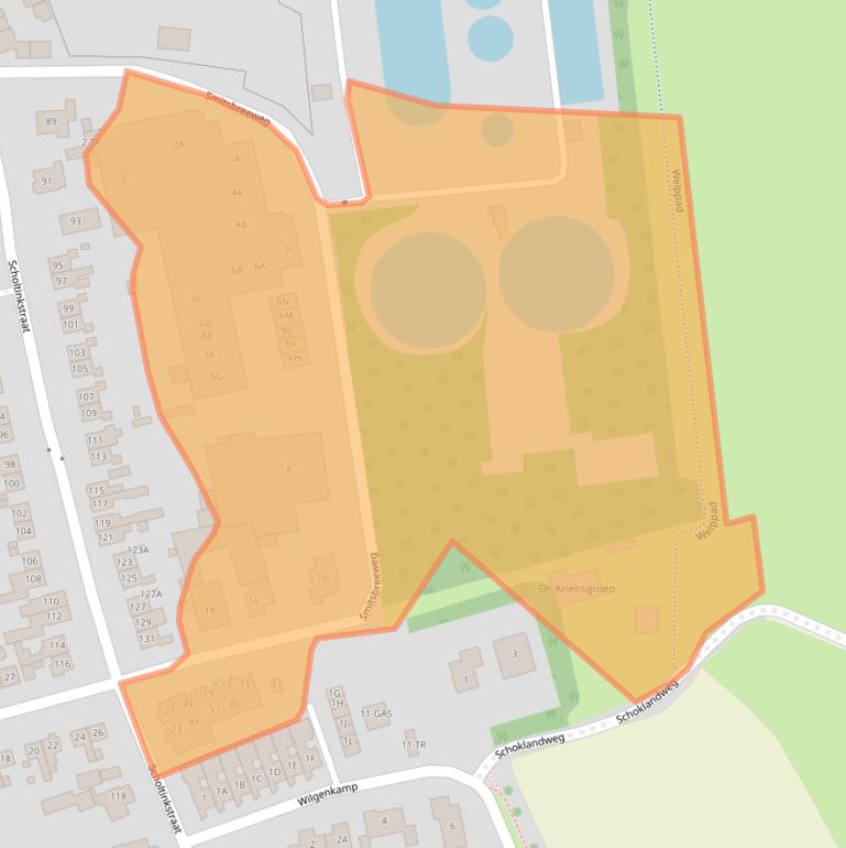 Kaart van postcodegebied 7581HE.