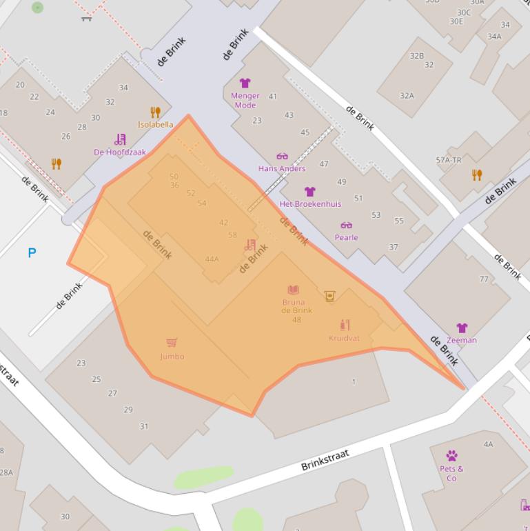 Kaart van postcodegebied 7581JB.