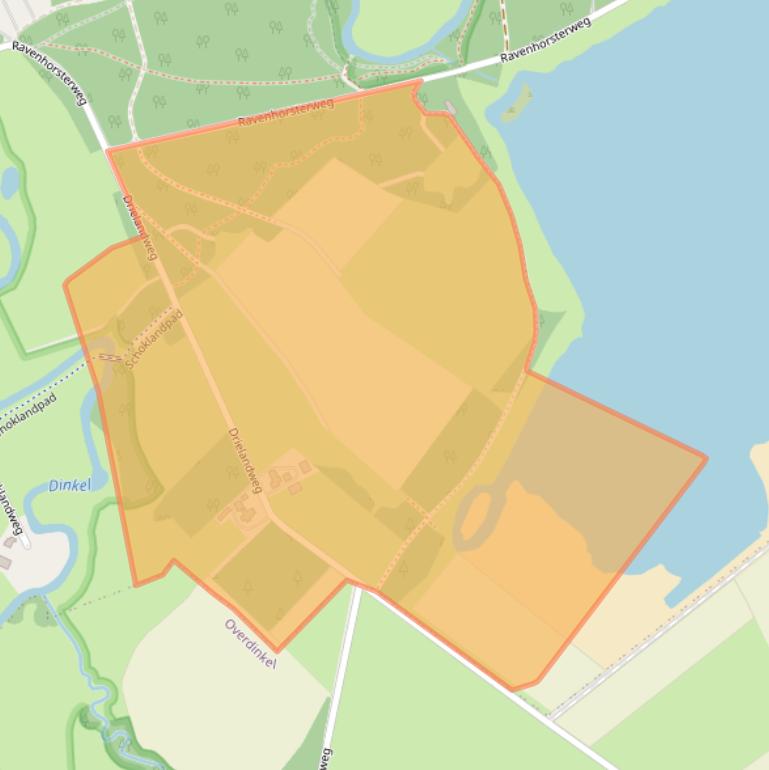 Kaart van postcodegebied 7581PA.