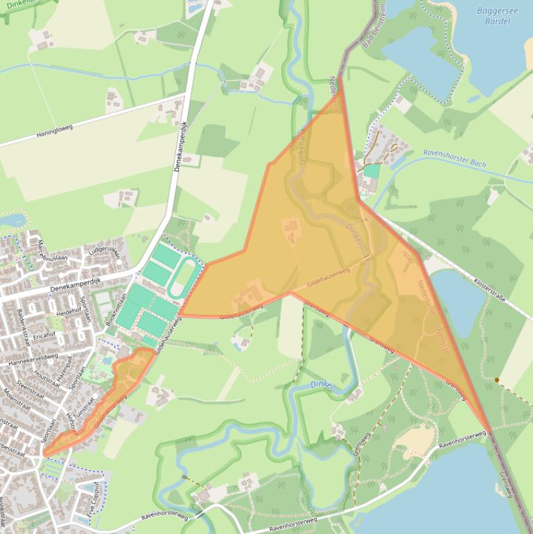 Kaart van postcodegebied 7581PE.