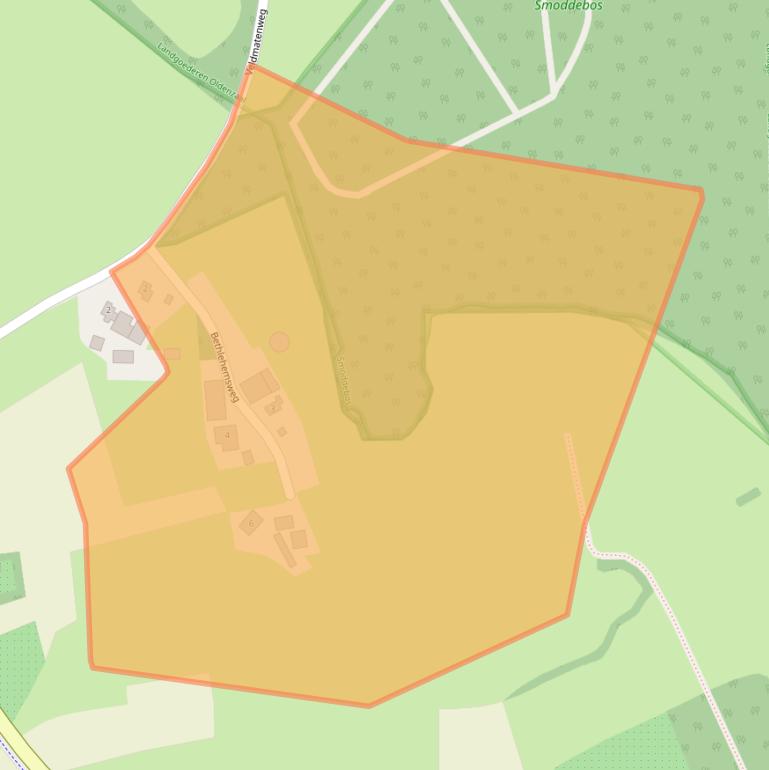 Kaart van postcodegebied 7581PR.