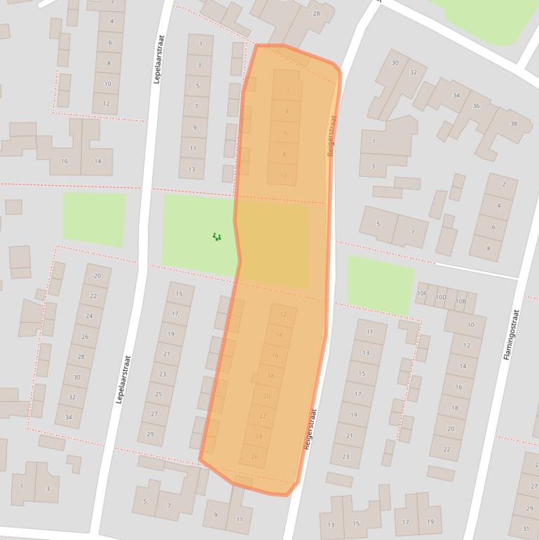 Kaart van postcodegebied 7581SR.
